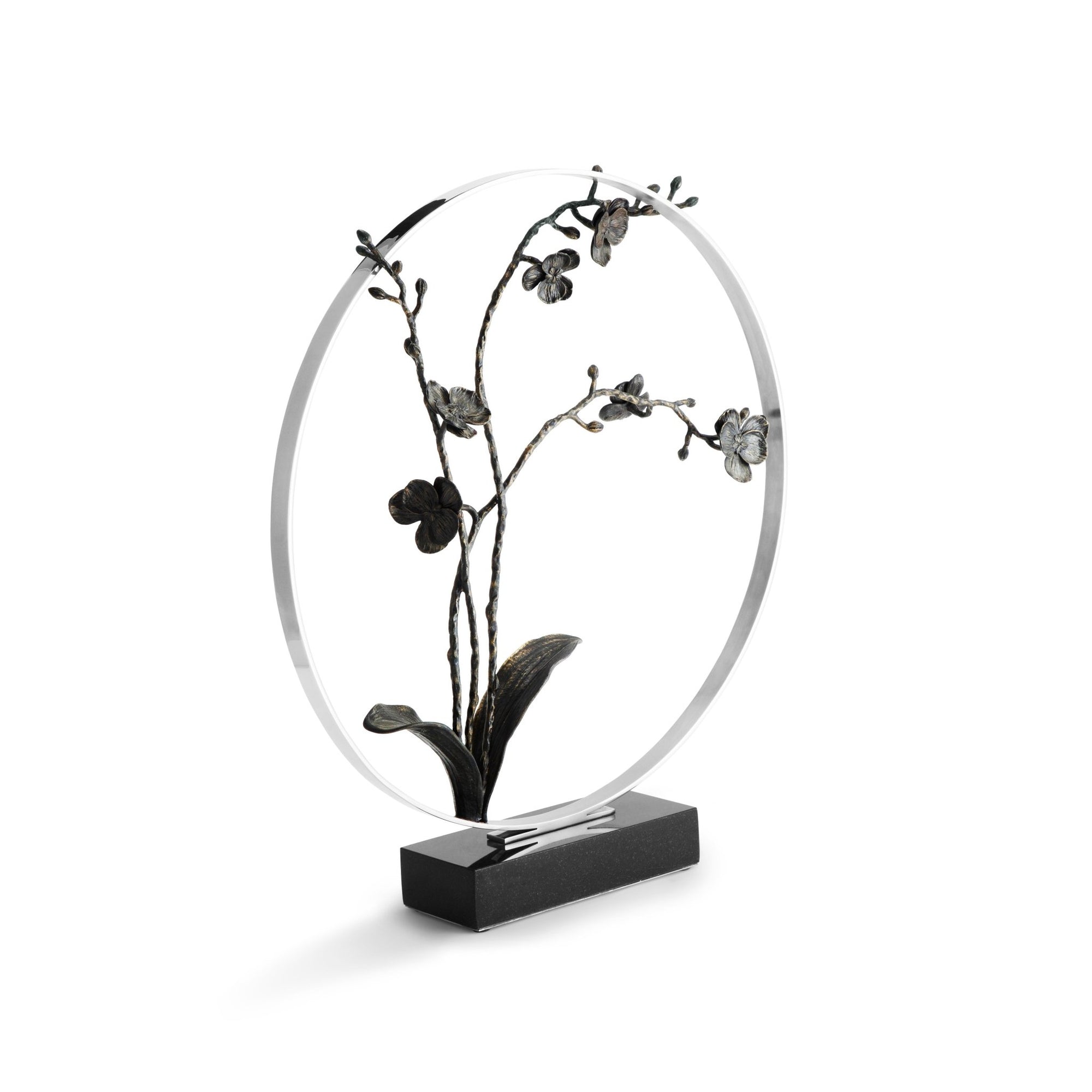 Michael Aram Black Orchid 22" Moon Gate Sculpture
