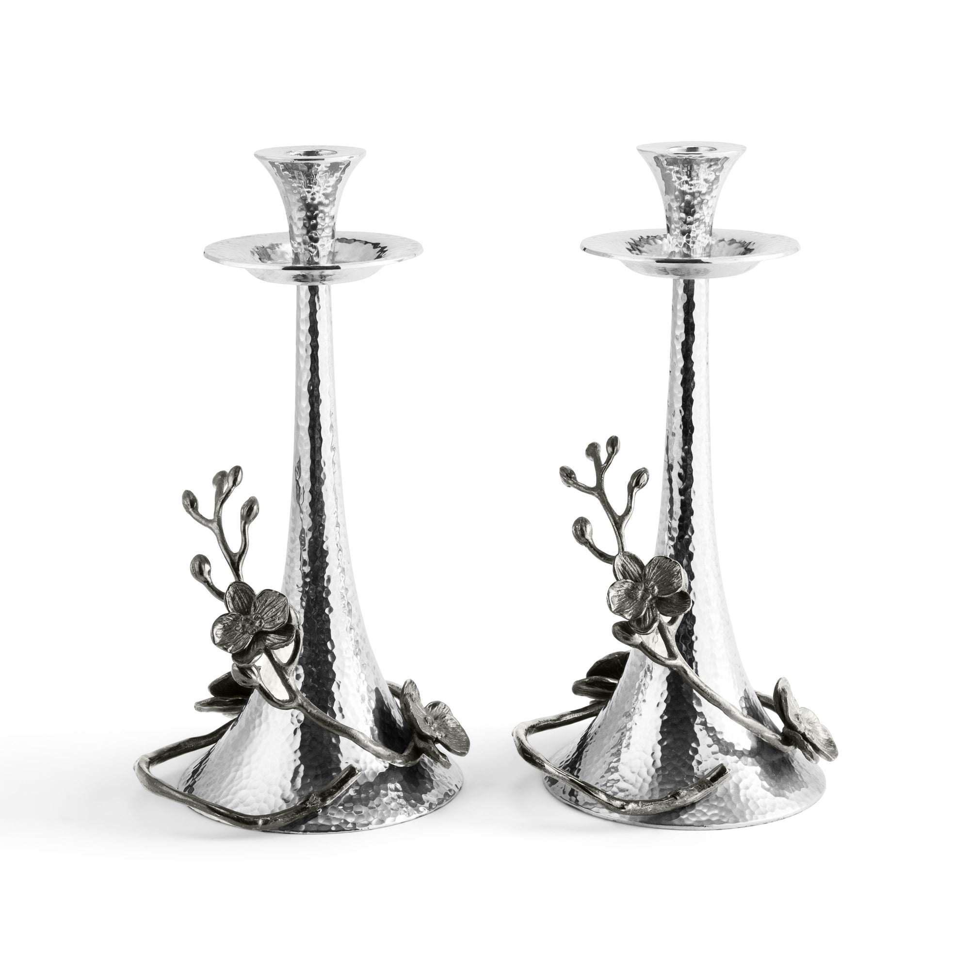 Black Orchid Candle Holders | Michael Aram