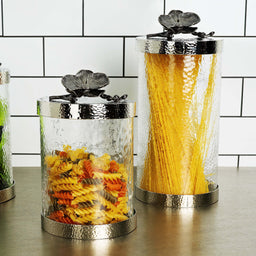 Ochine Glass Food Storage Containers with Lids - Kitchen Canisters