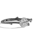 Michael Aram Botanical Leaf Bangle Bracelet with Diamonds