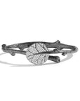 Michael Aram Botanical Leaf Bangle Bracelet with Diamonds