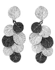 Michael Aram Botanical Leaf Earrings with Diamonds