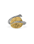 Michael Aram Botanical Leaf Ring with Diamonds