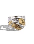 Michael Aram Butterfly Gingko Cuff Ring with Diamonds