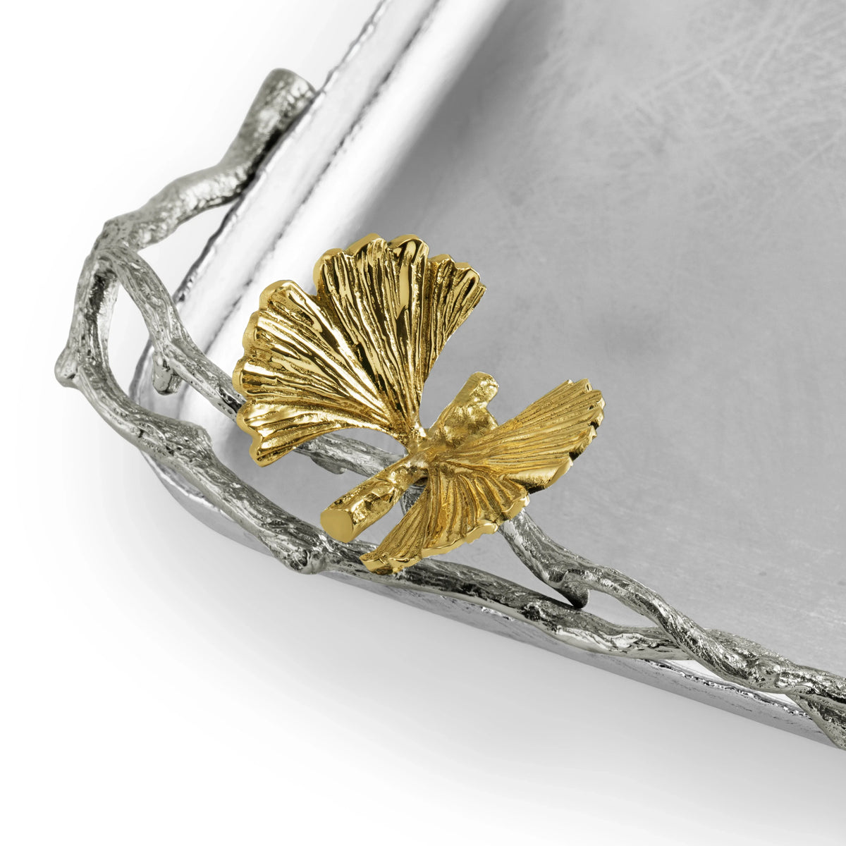 Michael Aram Butterfly Gingko Luxe Matzah Plate