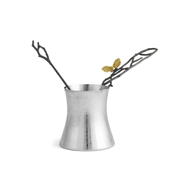 Michael Aram Black Orchid Large Coffee Pot with Spoon — Grayson Living