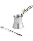 Michael Aram Butterfly Ginkgo Coffee Pot w/ Spoon