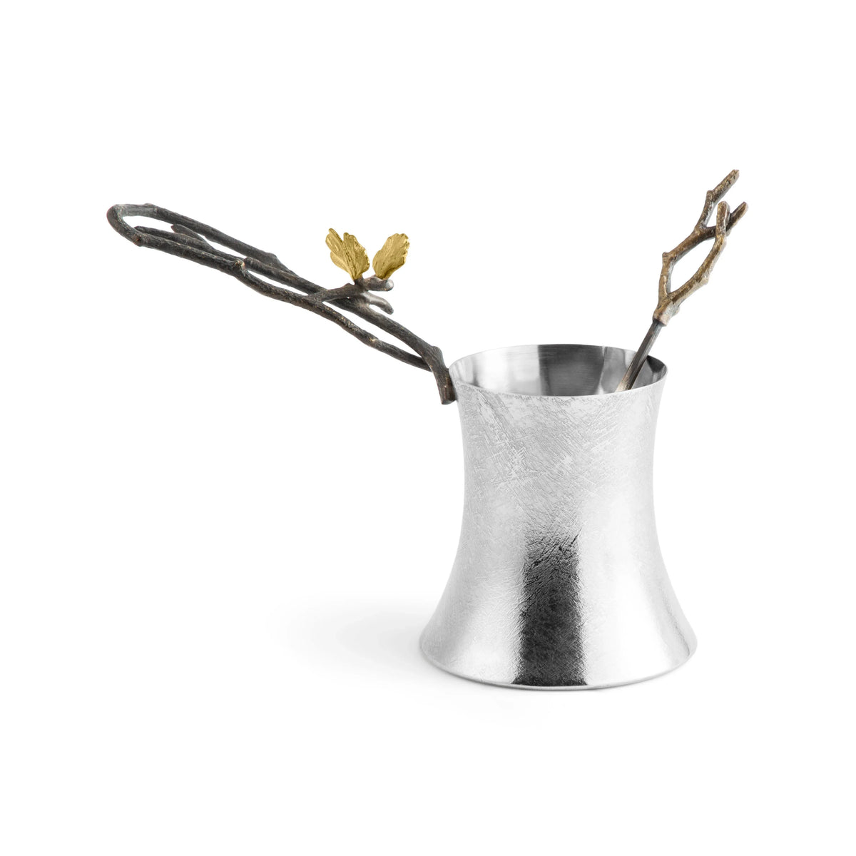 Michael Aram Butterfly Ginkgo Coffee Pot w/ Spoon