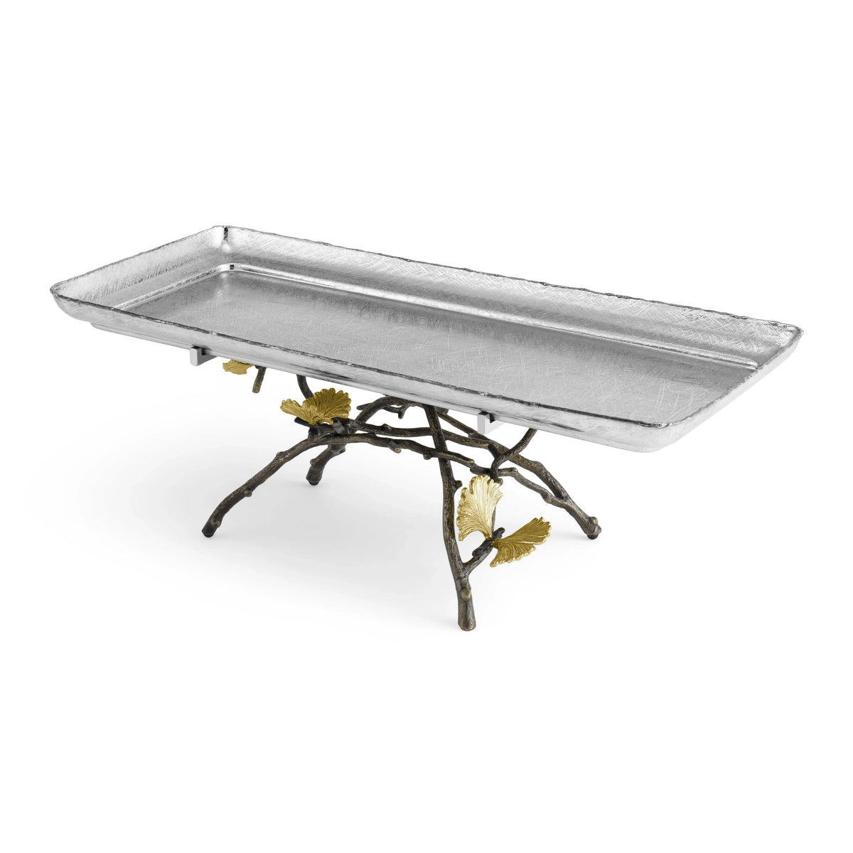 Michael Aram Butterfly Ginkgo Footed Centerpiece Tray