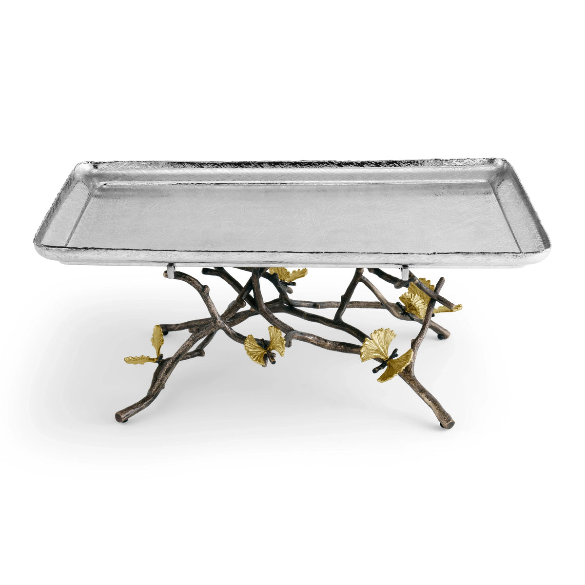 Michael Aram Butterfly Ginkgo Footed Tray