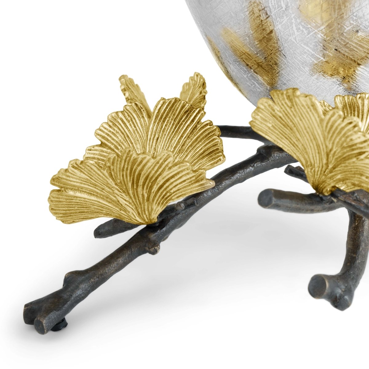 Butterfly Ginkgo Gold Vase – Michael Aram