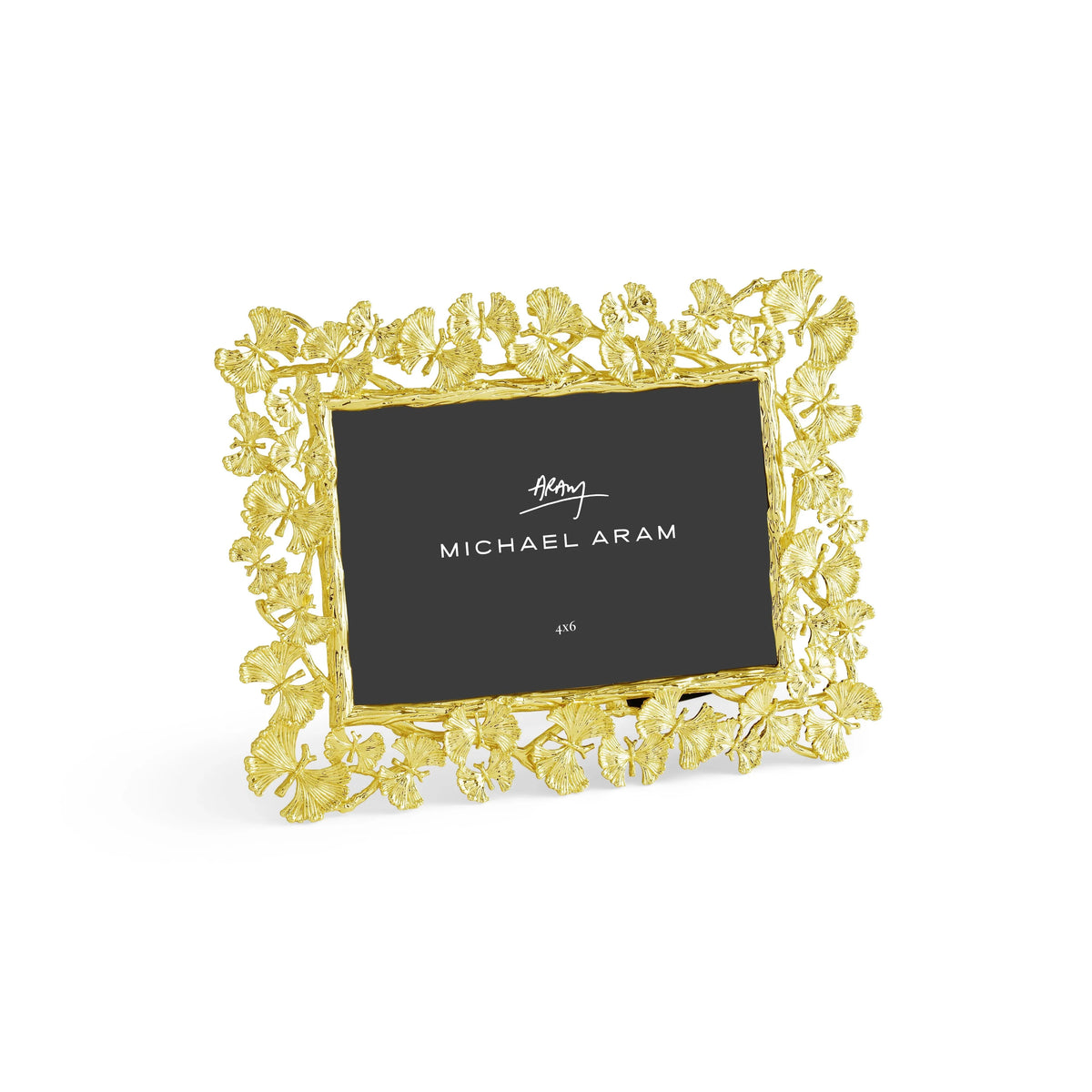 Butterfly Ginkgo Gold Sculpted Frame 4x6 – Michael Aram