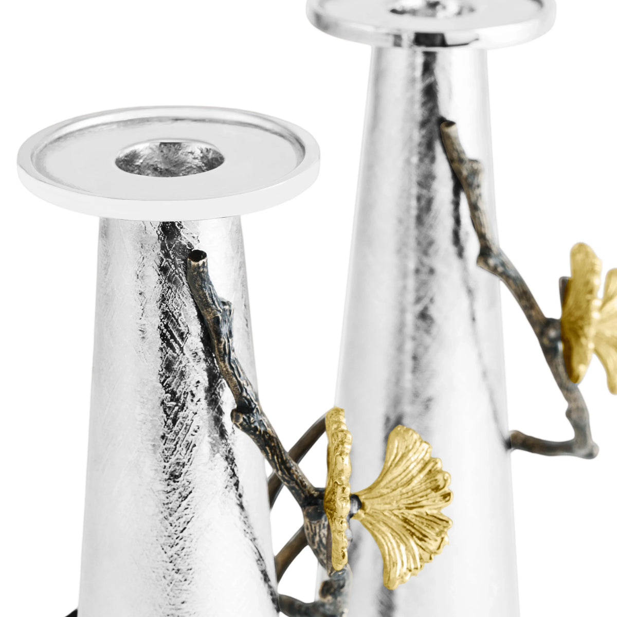 Michael Aram Butterfly Ginkgo Gold Candleholders
