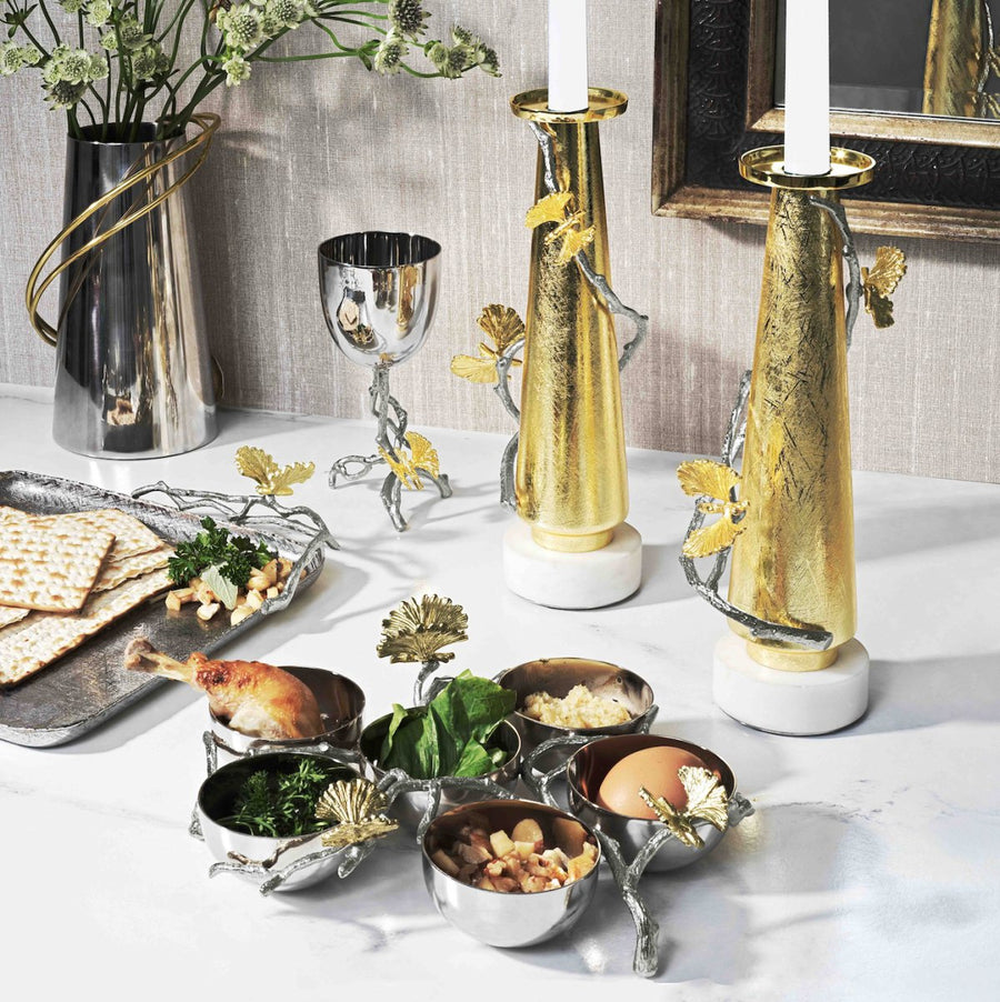 Michael Aram Butterfly Ginkgo Luxe Matzah Plate