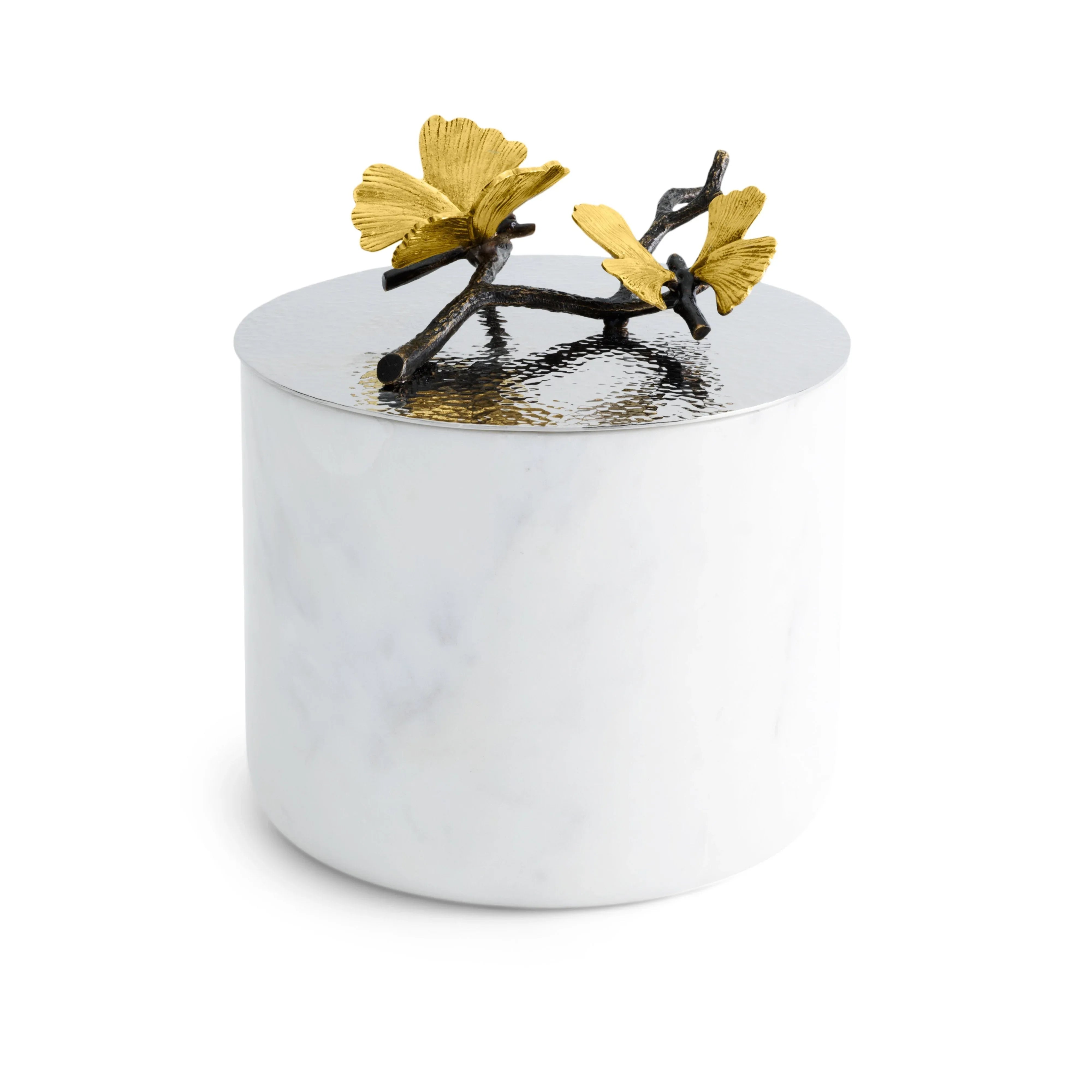 Black Orchid Marble Candle – Michael Aram