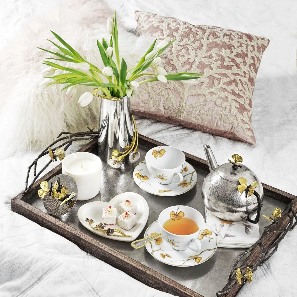 Butterfly Ginkgo Porcelain Tea Set – Michael Aram