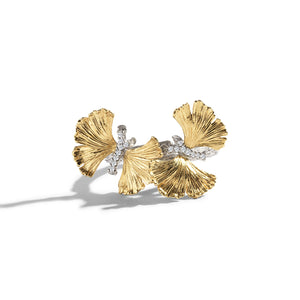Michael Aram Butterfly Ginkgo Ring with Diamonds