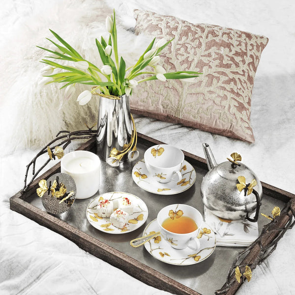 Michael Aram Butterfly Ginkgo Round Teapot