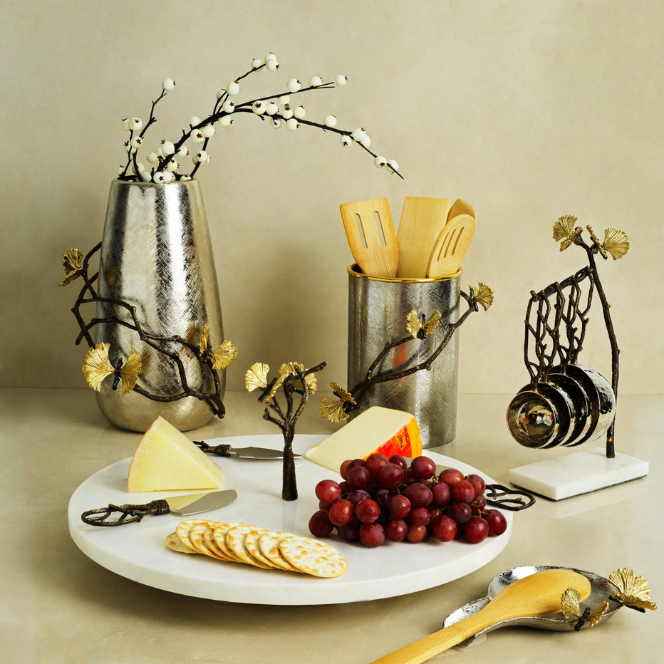 Butterfly Ginkgo Utensil Holder – Michael Aram