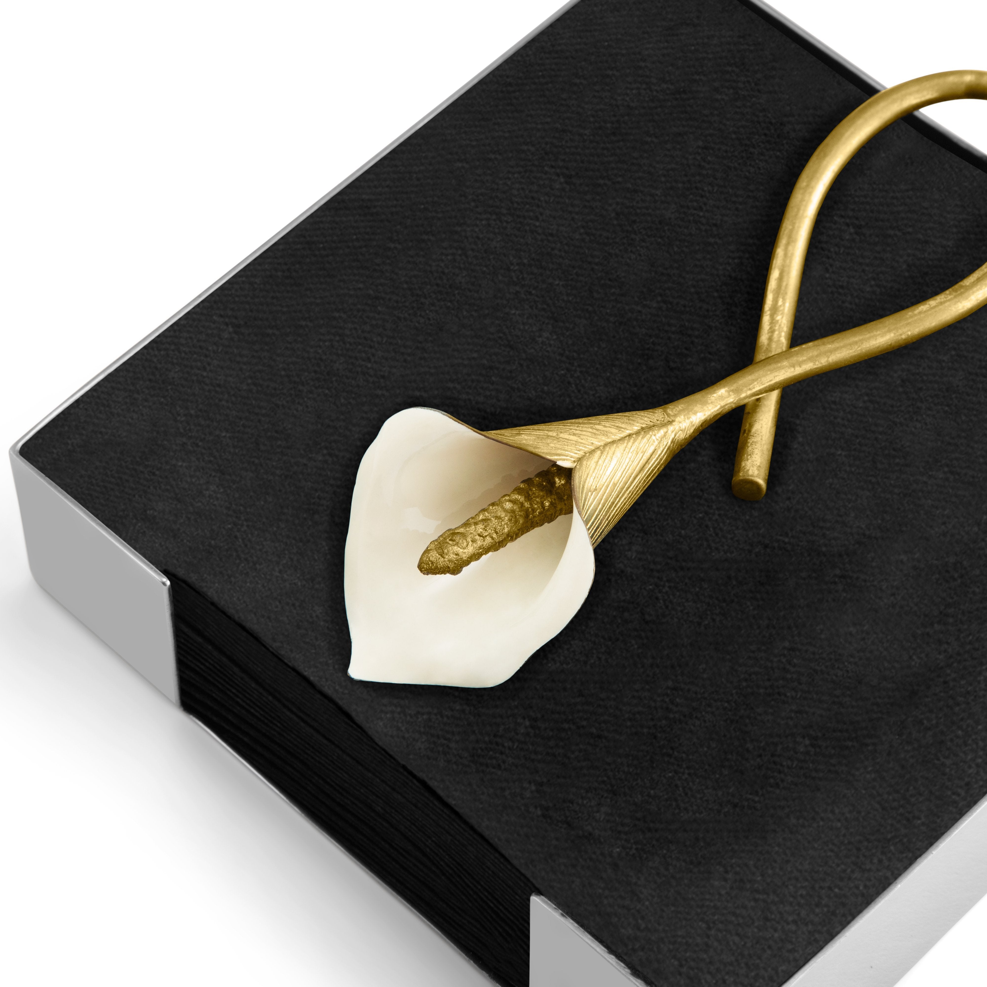 Calla Lily Cocktail Napkin Holder – Michael Aram