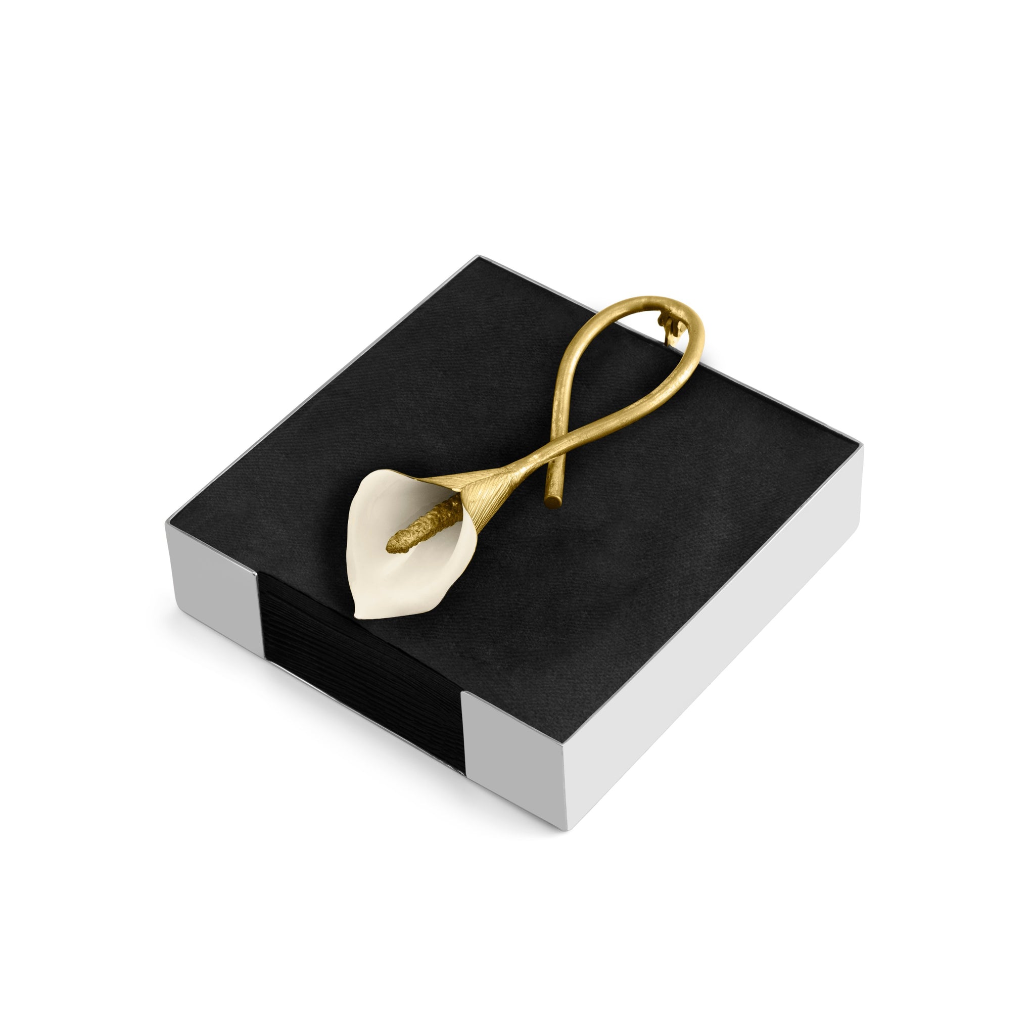 Calla Lily Cocktail Napkin Holder – Michael Aram