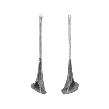 Michael Aram Calla Lily Earrings with Diamonds