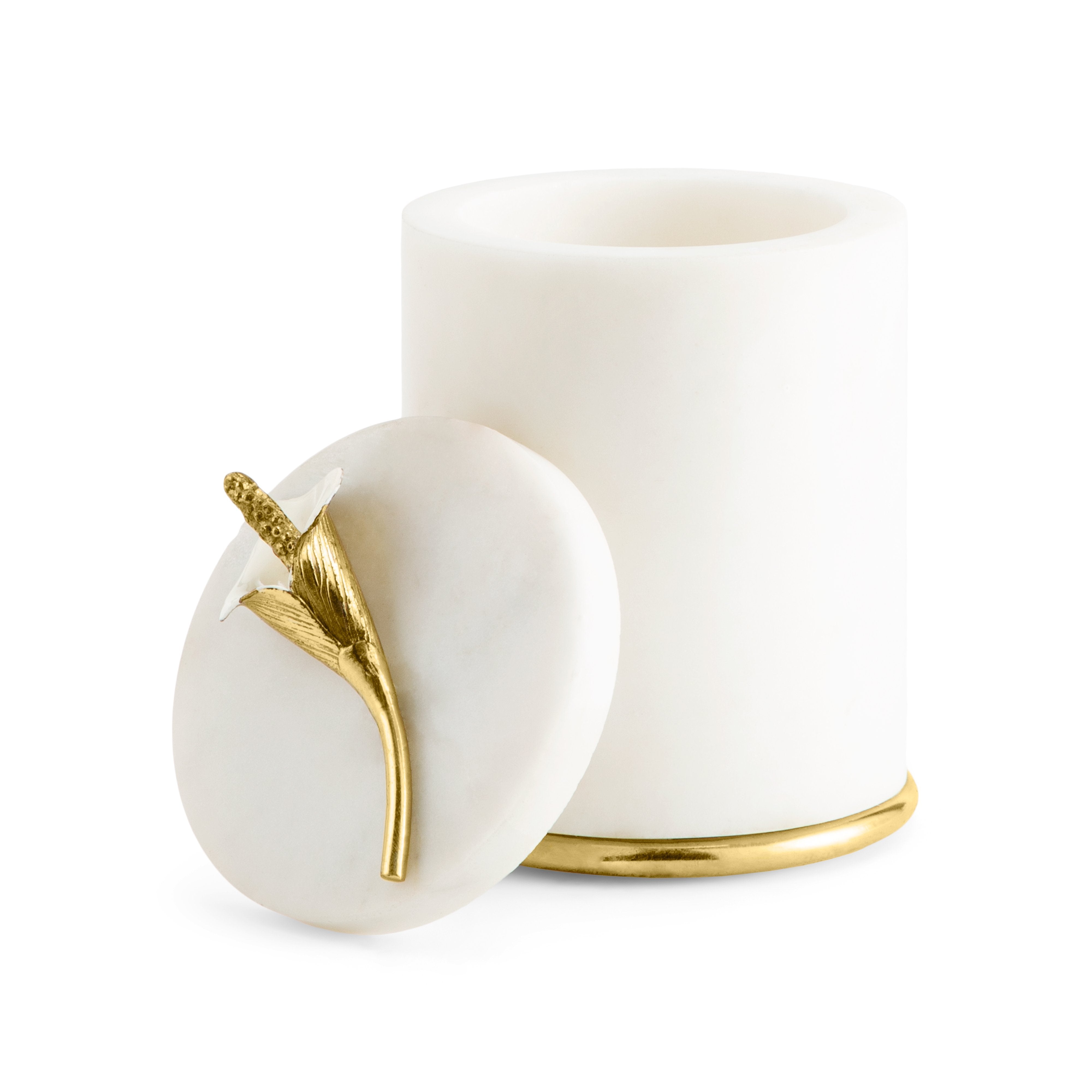 Calla Lily Round Container – Michael Aram