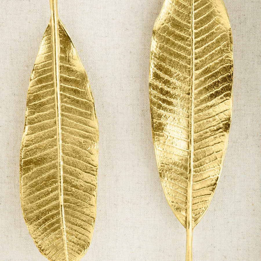 Michael Aram Champa Leaf Fabric Shadow Box