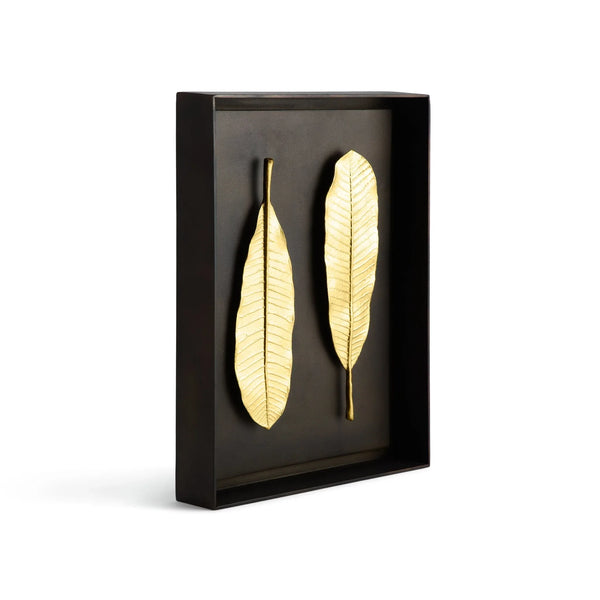 Michael Aram Champa Leaf Shadow Box