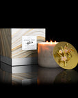 Michael Aram Cherry Blossom Marble Candle