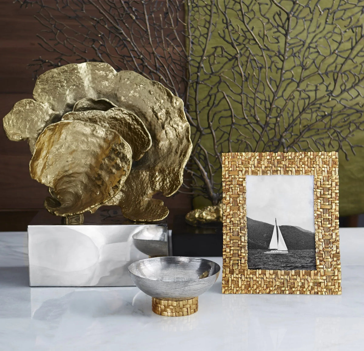 Michael Aram Cup Coral Sculpture