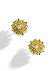 Michael Aram Dandelion Flower Earrings with Diamonds