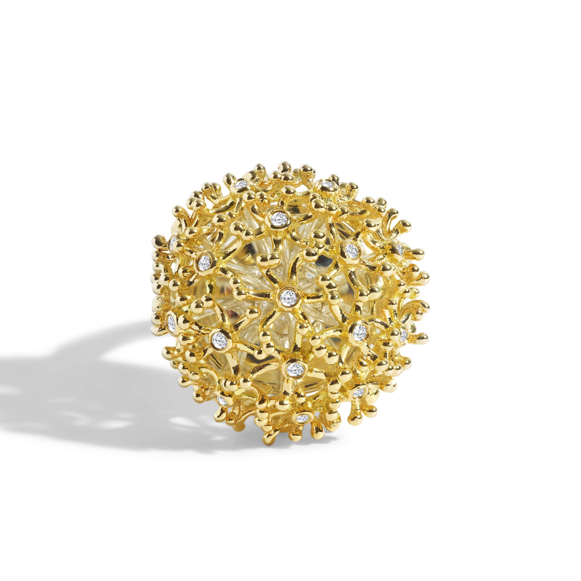 Michael Aram Dandelion Ring with Diamonds
