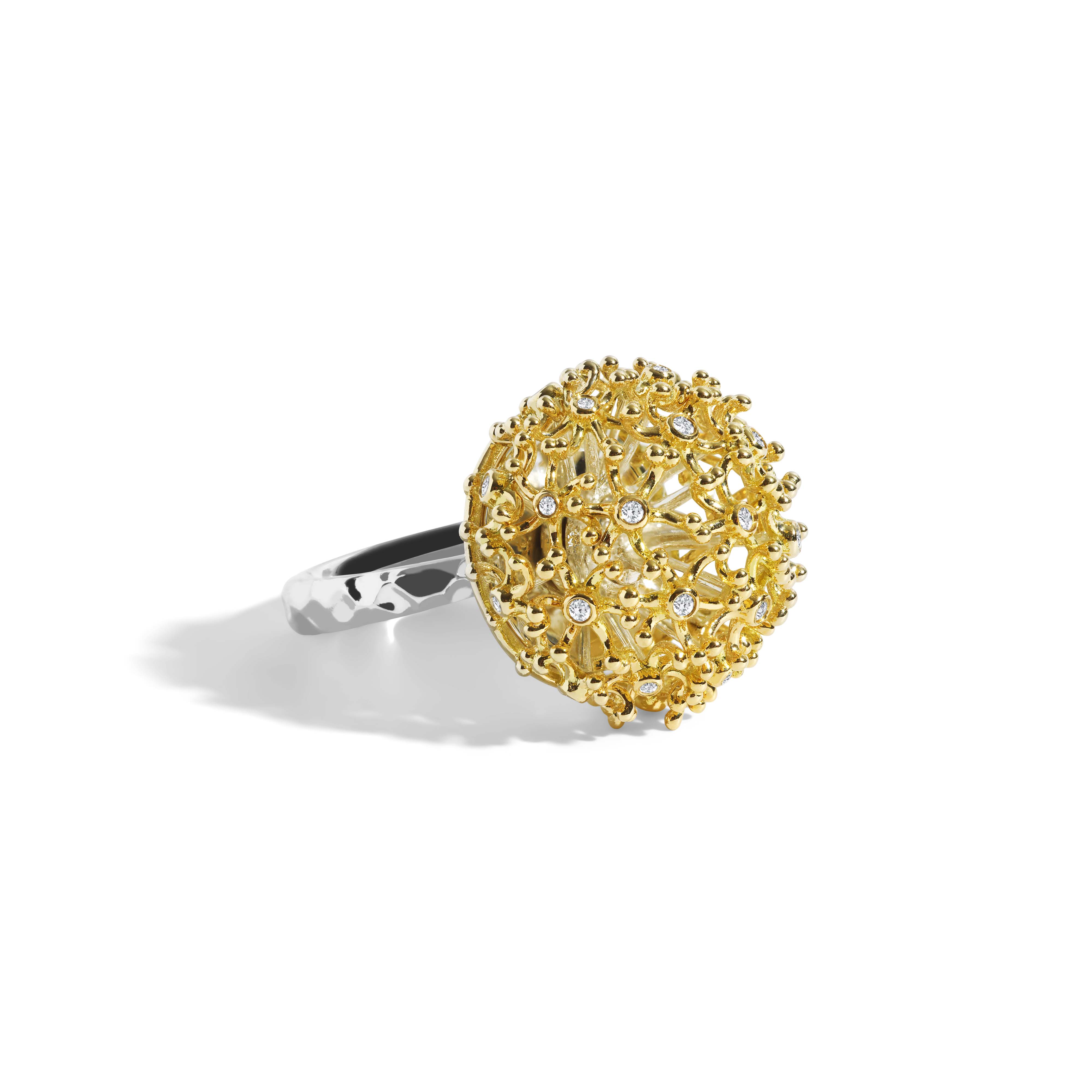 Dandelion Ring with Diamonds – Michael Aram