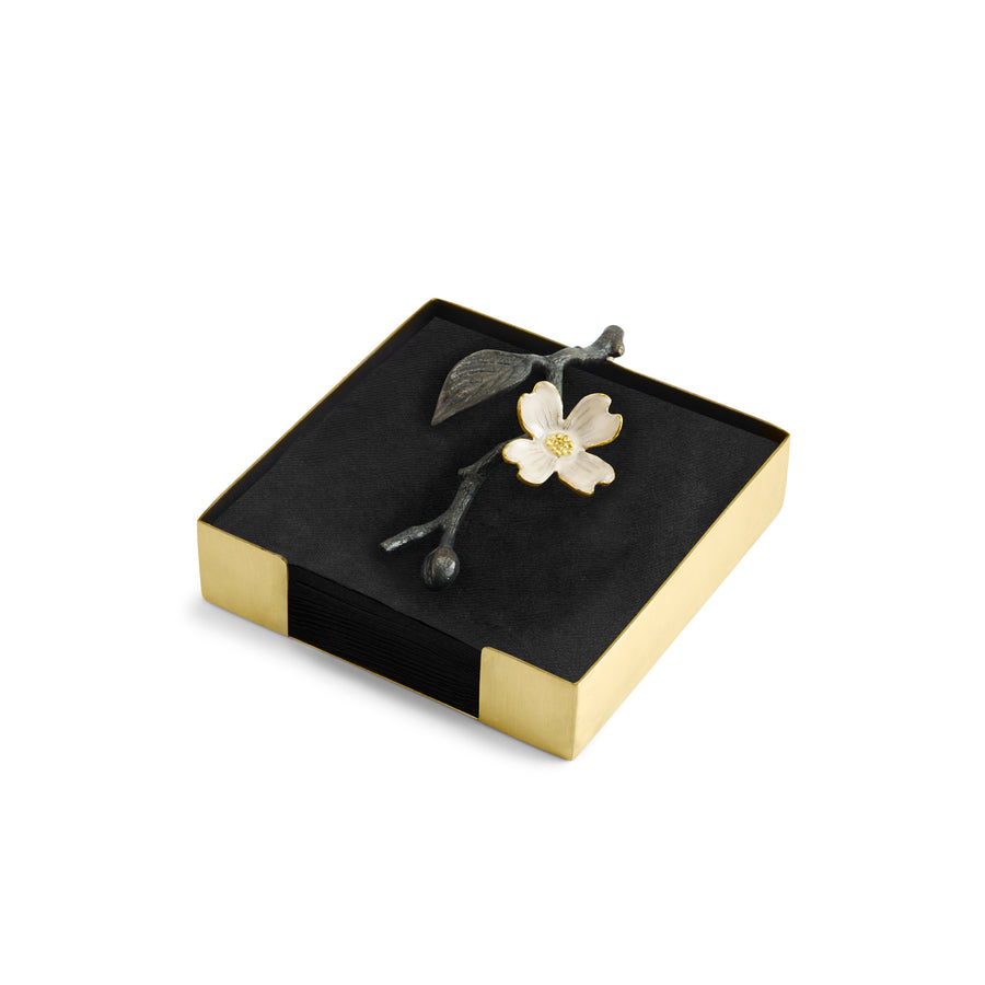 Michael Aram Dogwood Cocktail Napkin Box