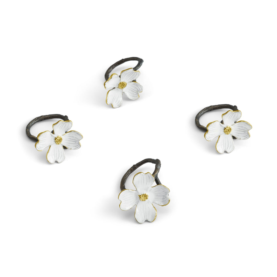 Michael Aram Dogwood Napkin Rings