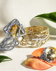 Michael Aram Enchanted Forest Cuff Bracelet with Diamonds