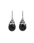 Michael Aram Enchanted Forest Earrings with Black Onyx and Diamonds