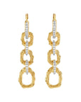 Michael Aram Enchanted Forest Link Earrings with Diamonds