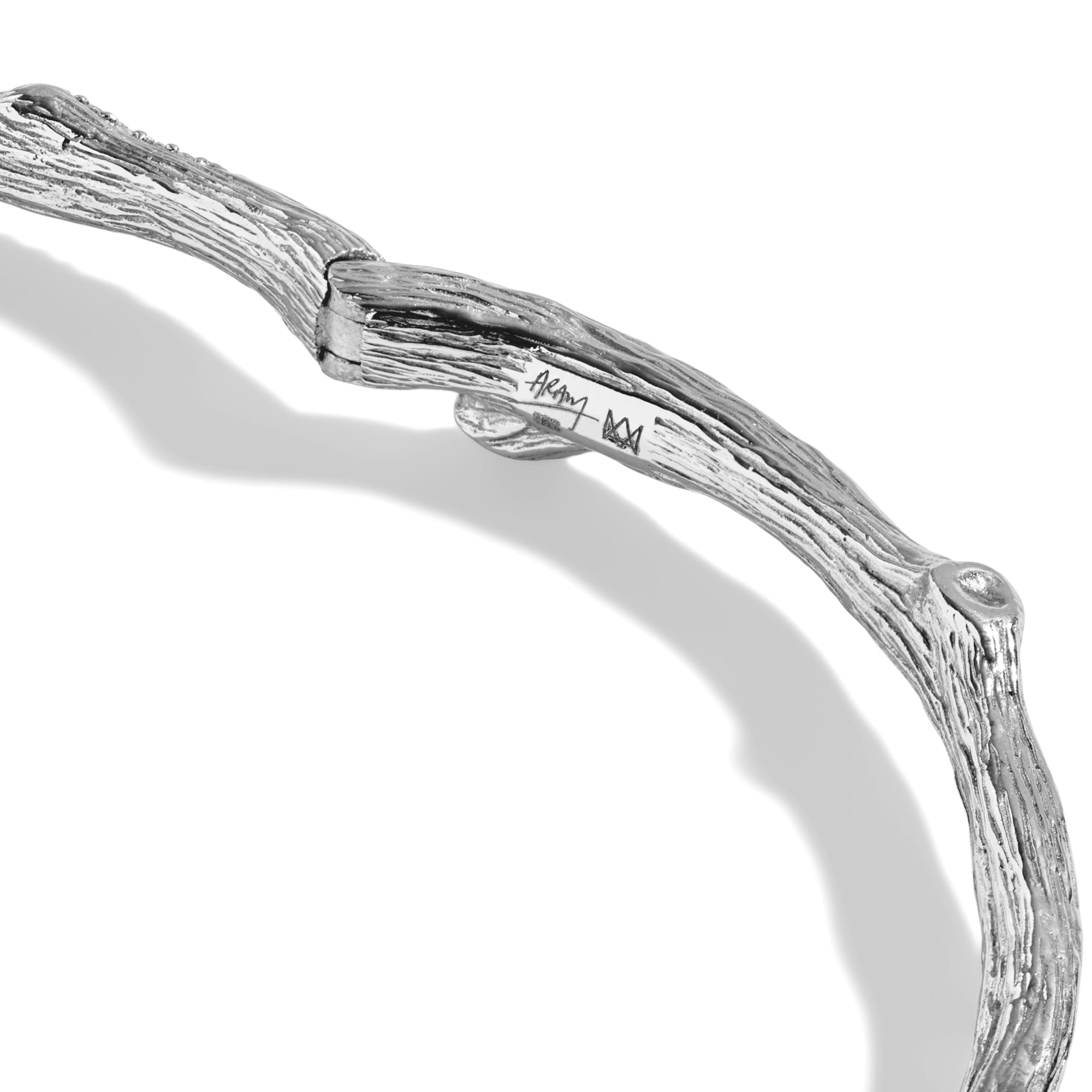 Michael Aram Enchanted Forest Pave Bangle Bracelet with Diamonds