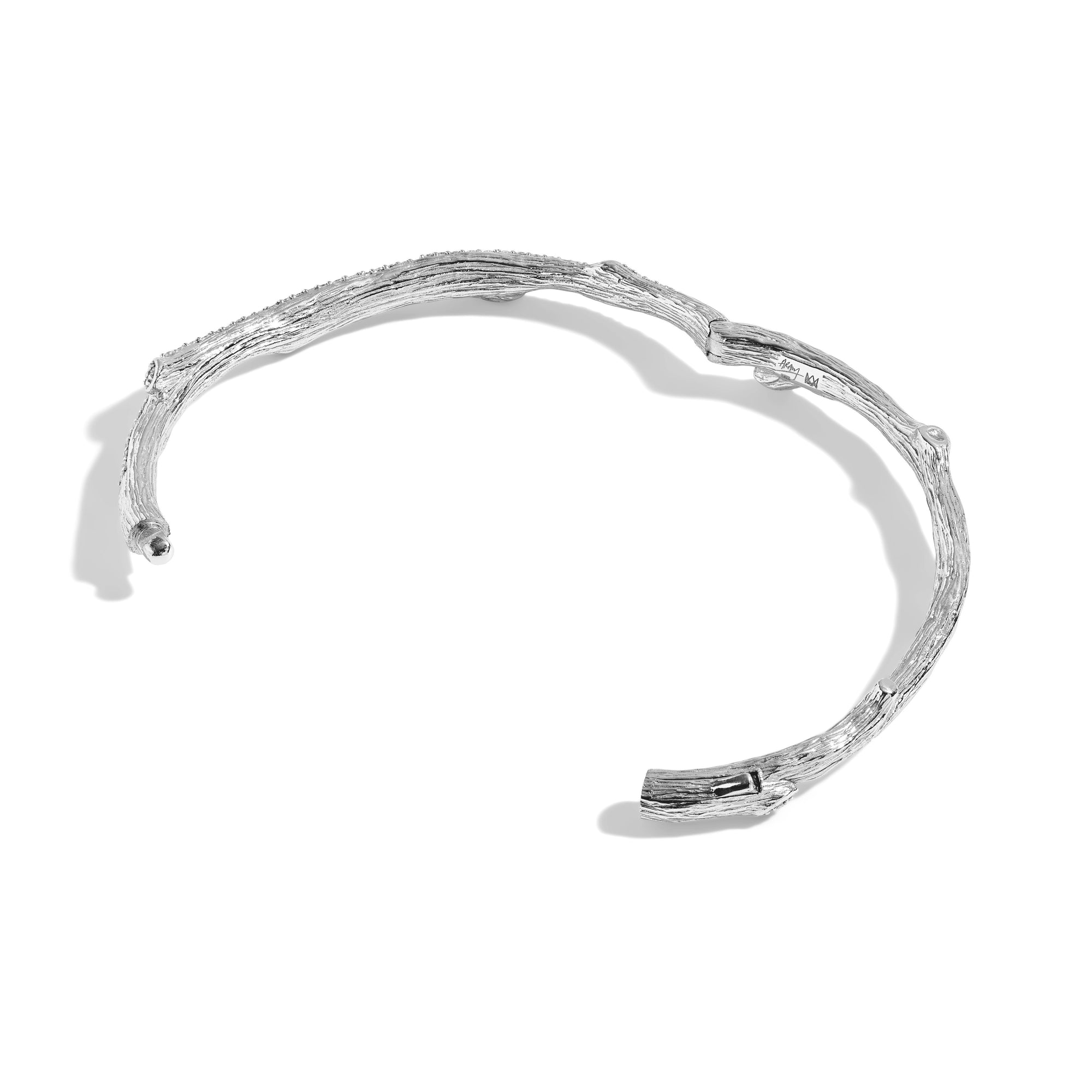 Michael Aram Enchanted Forest Pave Bangle Bracelet with Diamonds