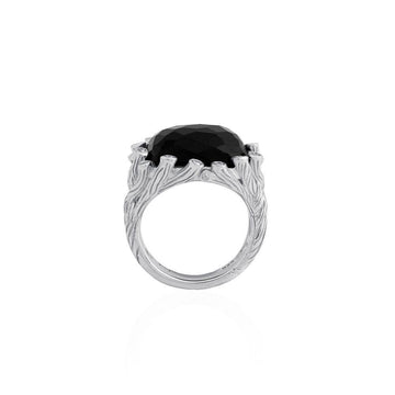 Michael Aram Enchanted Forest Ring with Black Onyx and Diamonds
