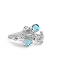 Michael Aram Enchanted Forest Ring with Blue Topaz and Diamond