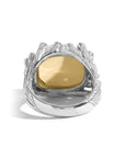 Michael Aram Enchanted Forest Ring with Gold Doublet and Diamonds