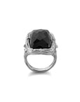 Michael Aram Enchanted Forest Ring with Hematite Doublet and Diamonds