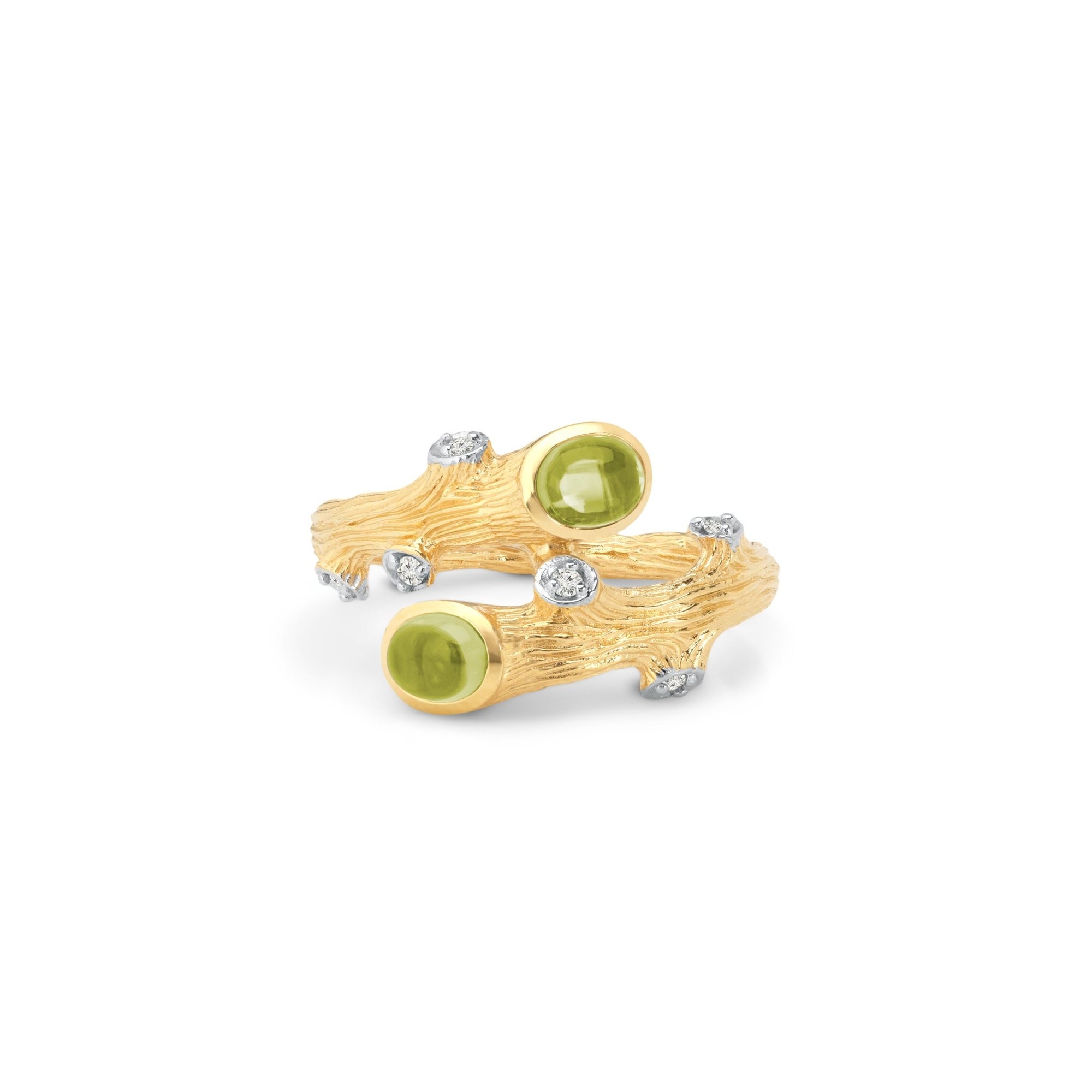 Michael Aram Enchanted Forest Ring with Peridot and Diamonds