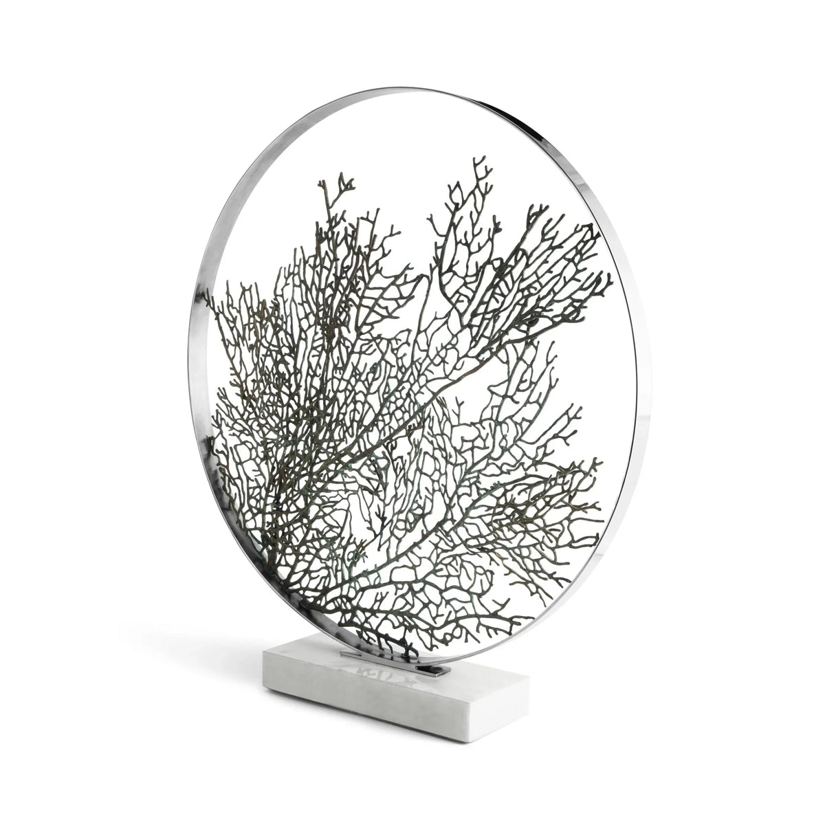 Michael Aram Fan Coral 32" Moon Gate Sculpture
