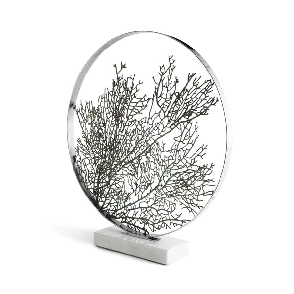 Michael Aram Fan Coral 32" Moon Gate Sculpture