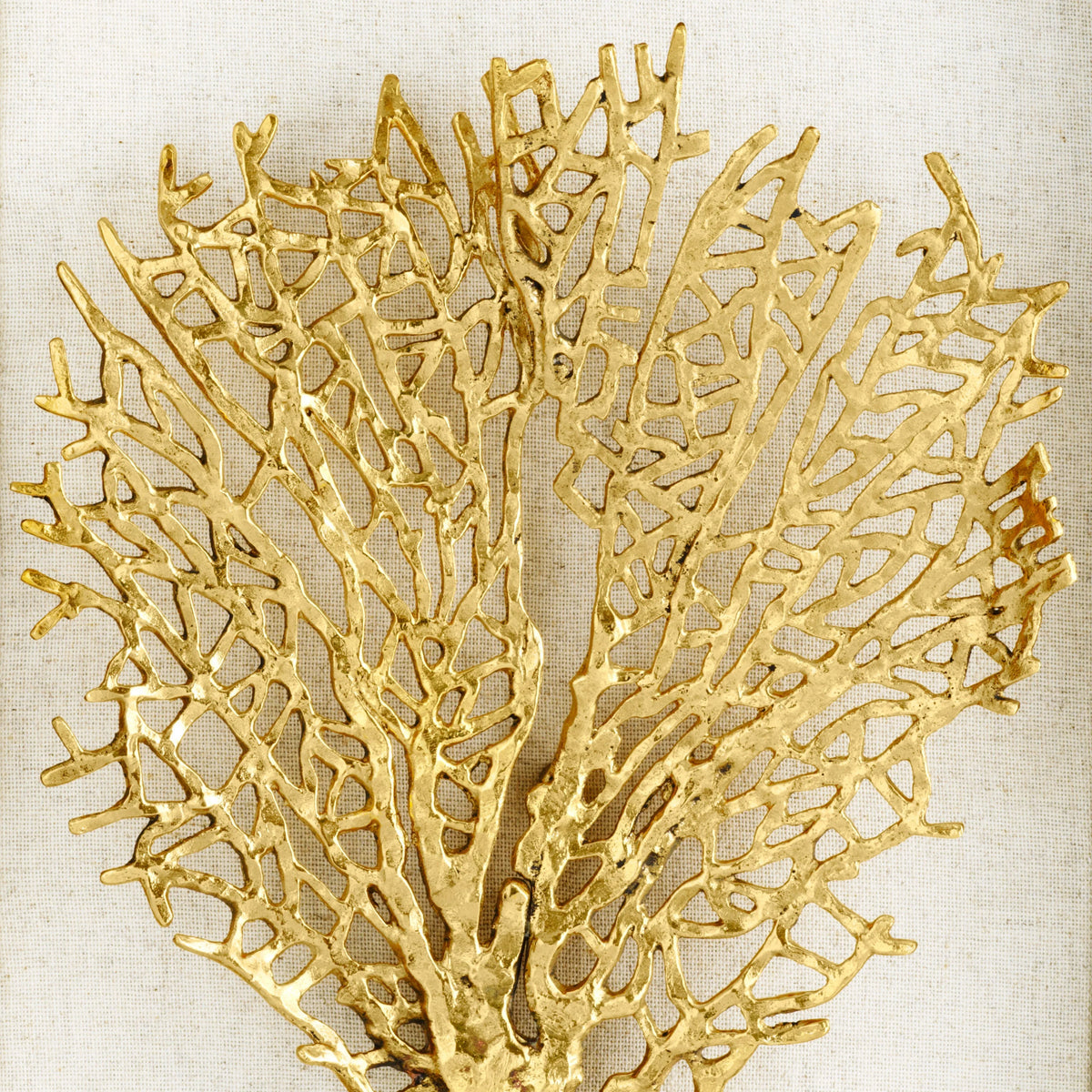 Michael Aram Fan Coral Fabric Shadow Box