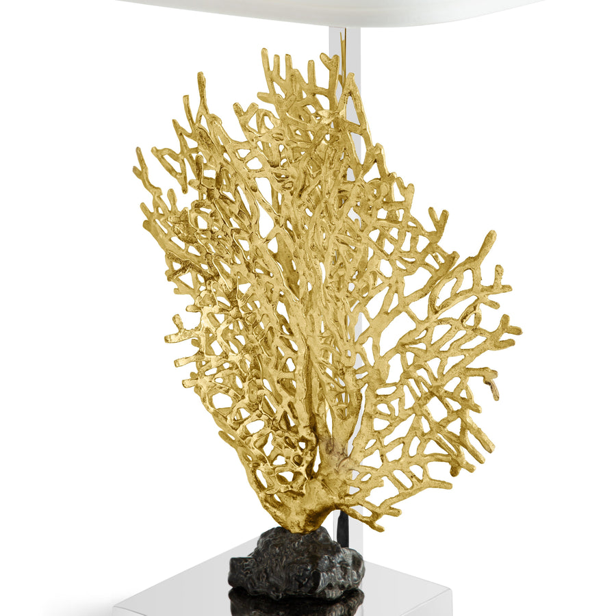 Michael Aram Fan Coral Table Lamp